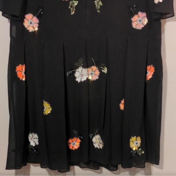 Needle & thread floral embroidered sequin dress 8 - Picture 8 of 8